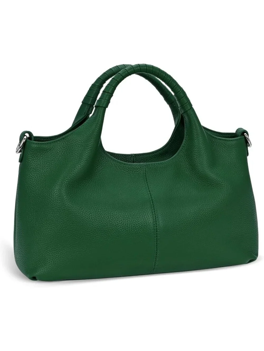 Women's Green Genuine Leather Shoulder Satchel Designer Crossbody Hobo Bags